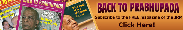 Back to Prabhupada Magazine